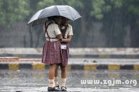 夢見雨中