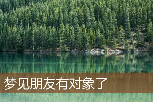 梦见朋友有对象了