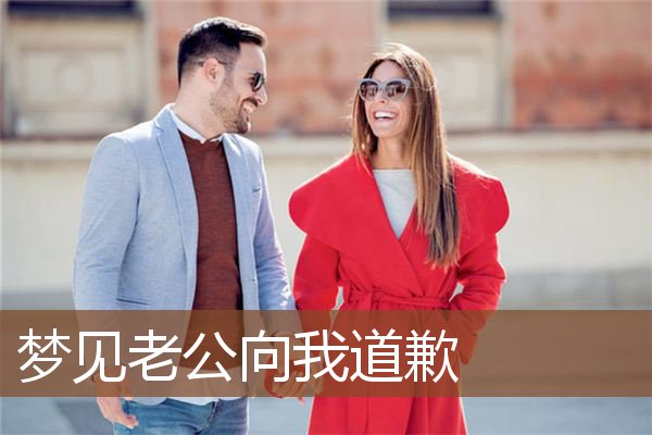 梦见老公向我道歉