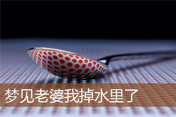 老婆我掉水里了