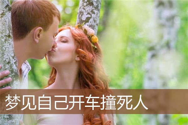 自己开车撞死人