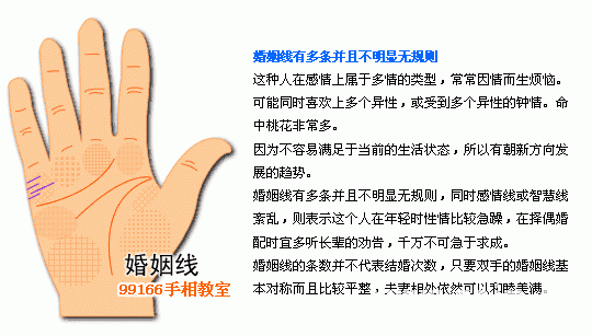 手相图解大全：2、婚姻线分析