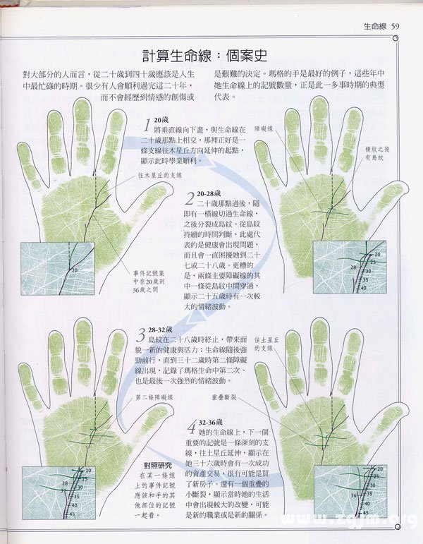 《手相学习百科》：生命线